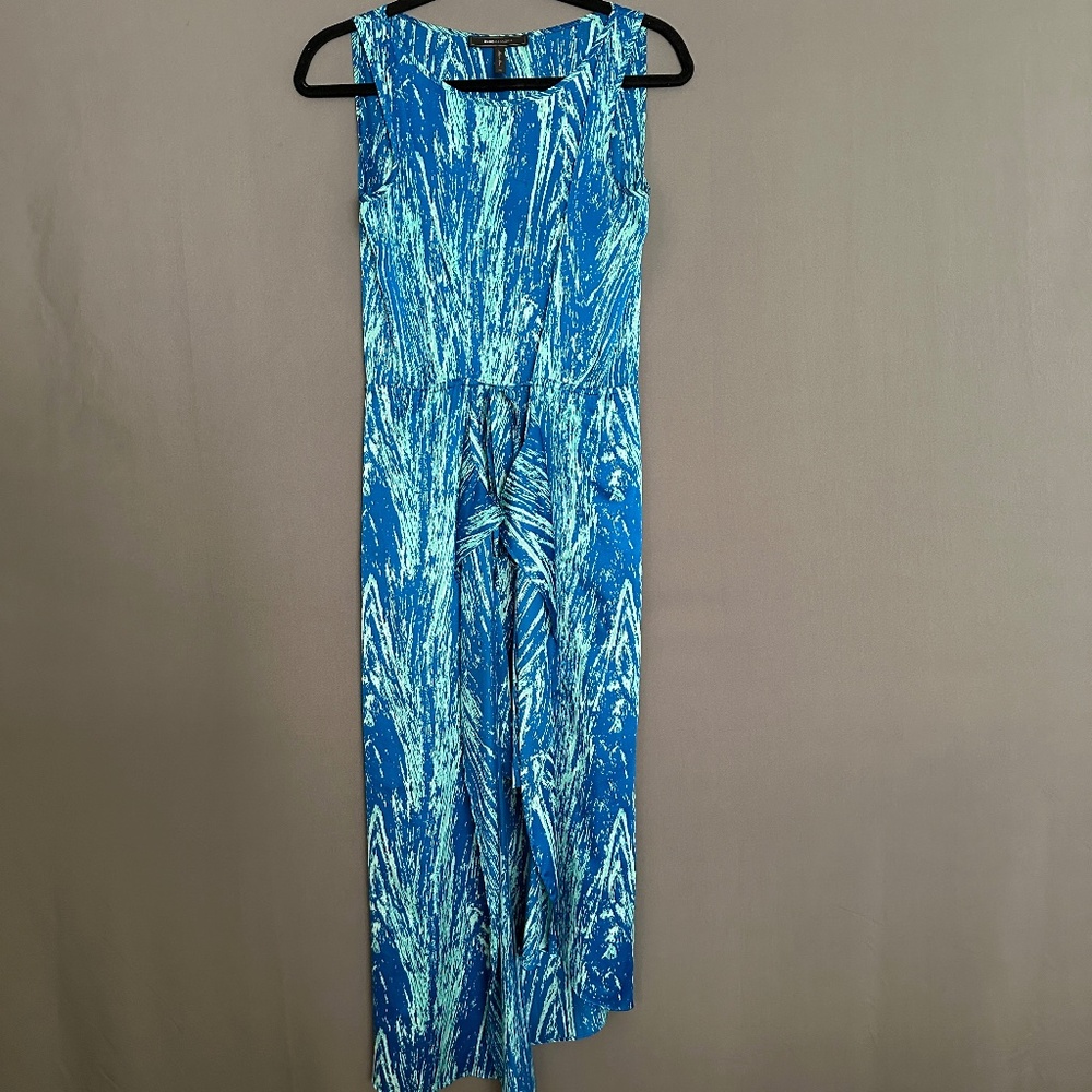 BCBGMaxAzria Teal Blue & Pretty Green Dress